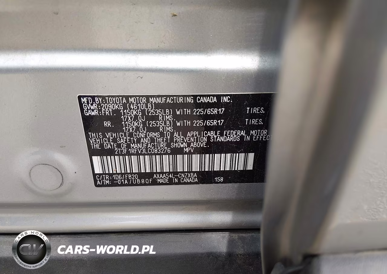 2020 Toyota Rav4 Le VIN:2T3F1RFV3LC083276 - 9