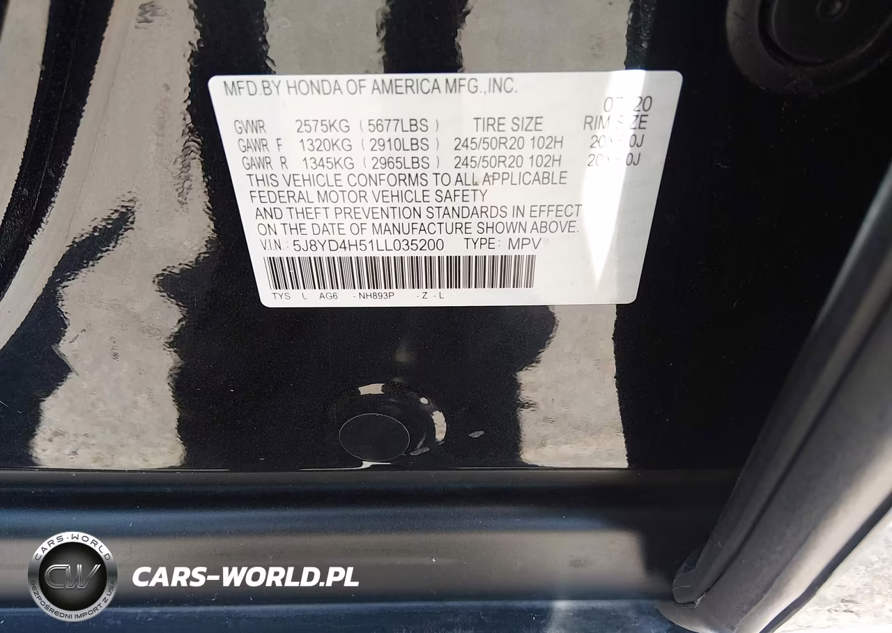 2020 Acura Mdx Technology Package VIN:5J8YD4H51LL035200 - 9