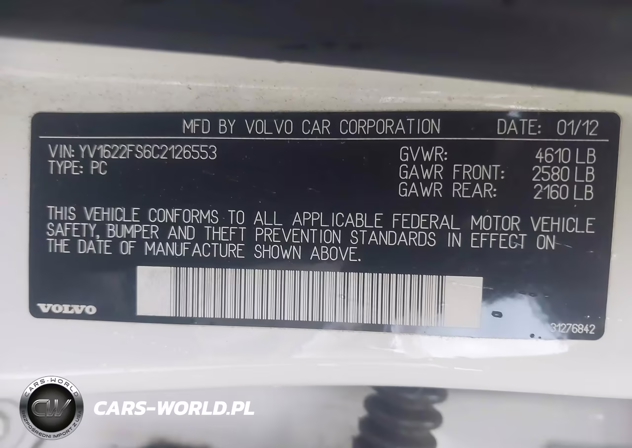 2012 Volvo S60 T5-T5 W-Moonroof VIN:YV1622FS6C2126553 - 9