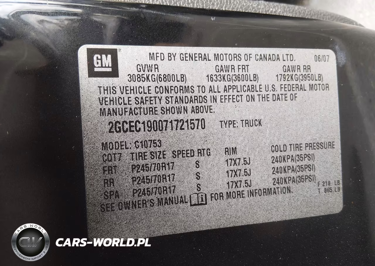 2007 Chevrolet Silverado 1500 Lt2 VIN:2GCEC190071721570 - 9