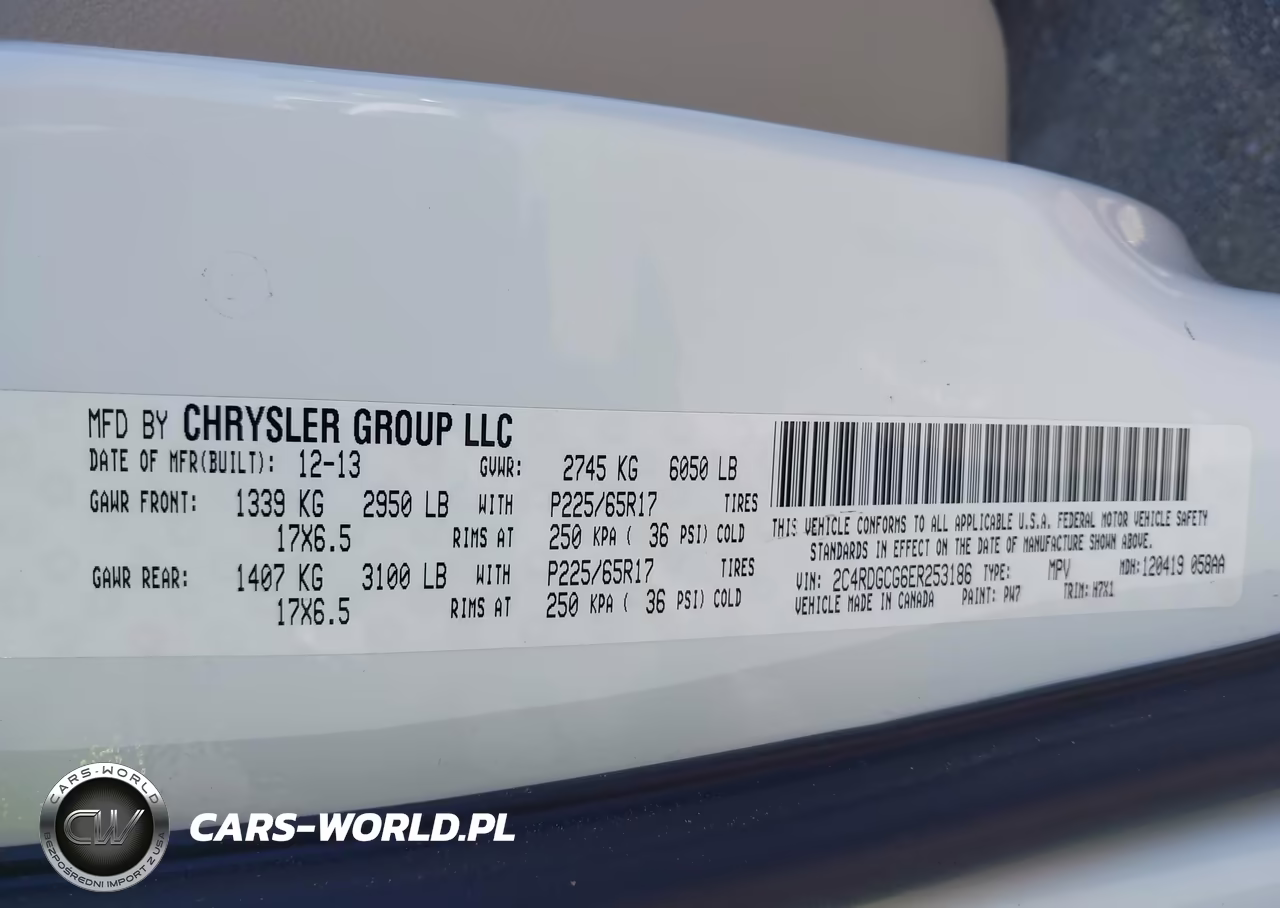 2014 Dodge Grand Caravan Sxt VIN:2C4RDGCG6ER253186 - 9