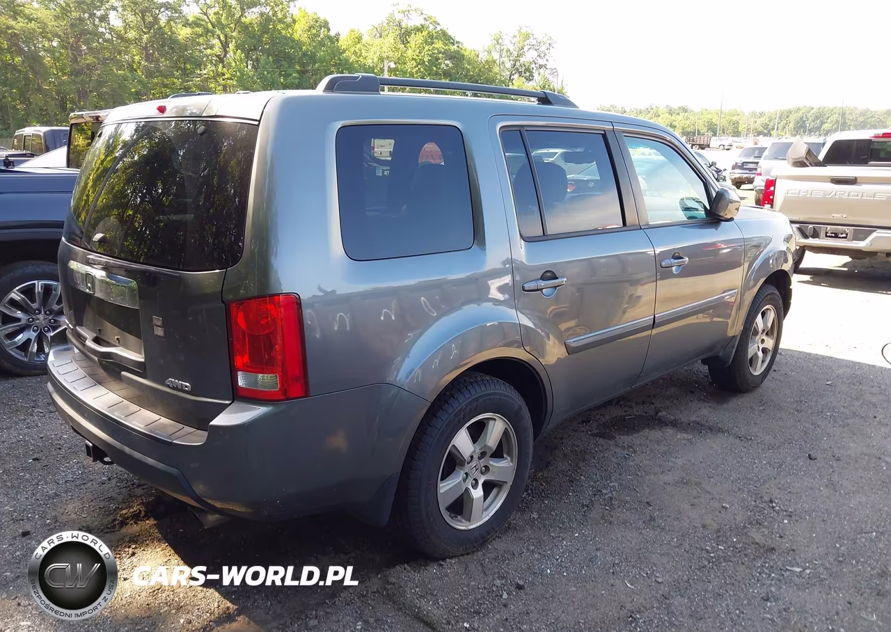 2011 Honda Pilot Ex-L VIN:5FNYF4H57BB001899 - 4