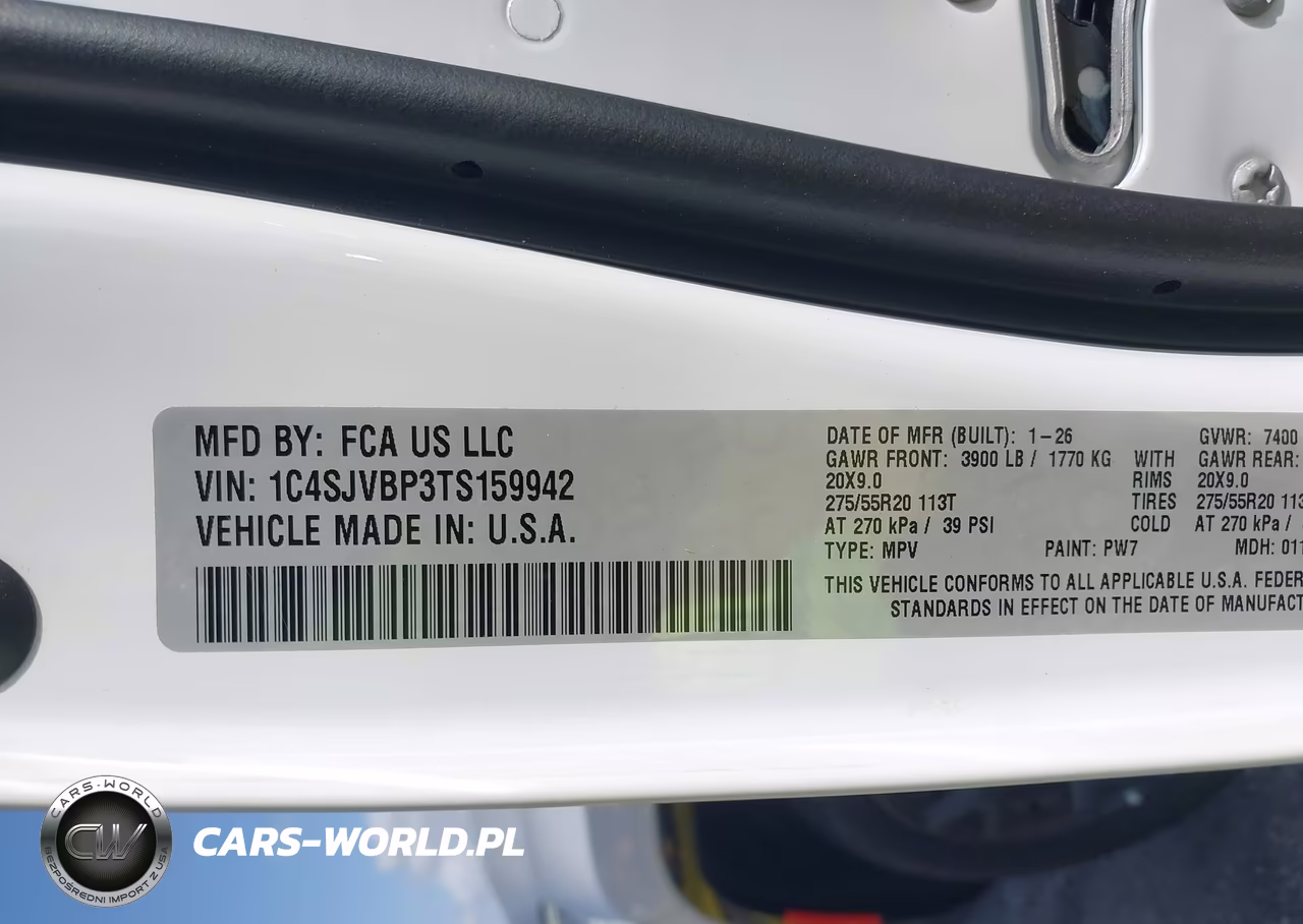 2026 Jeep Grand Wagoneer Limited Altitude 4X4 VIN:1C4SJVBP3TS159942 - 9