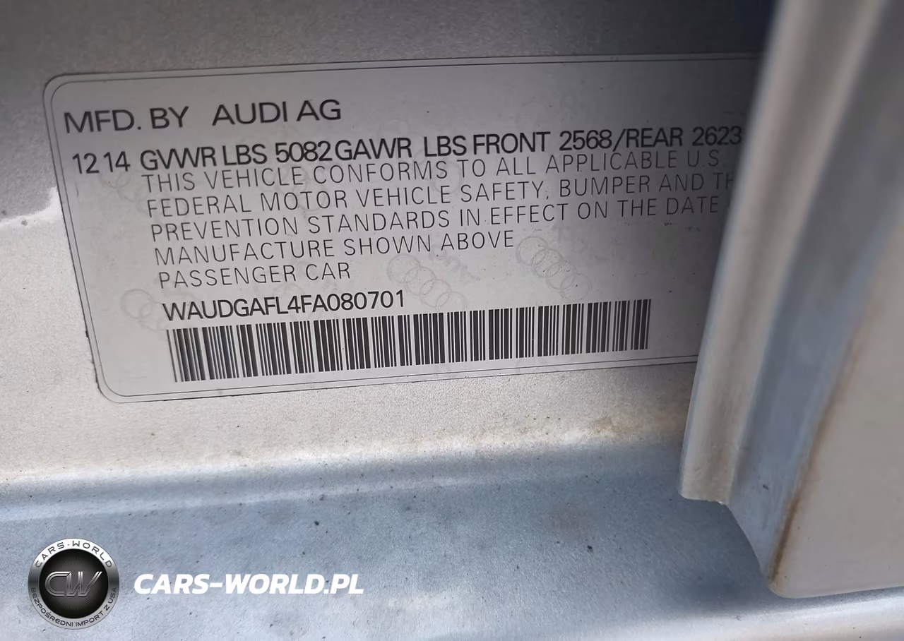 2015 Audi S4 3.0T Premium Plus VIN:WAUDGAFL4FA080701 - 9