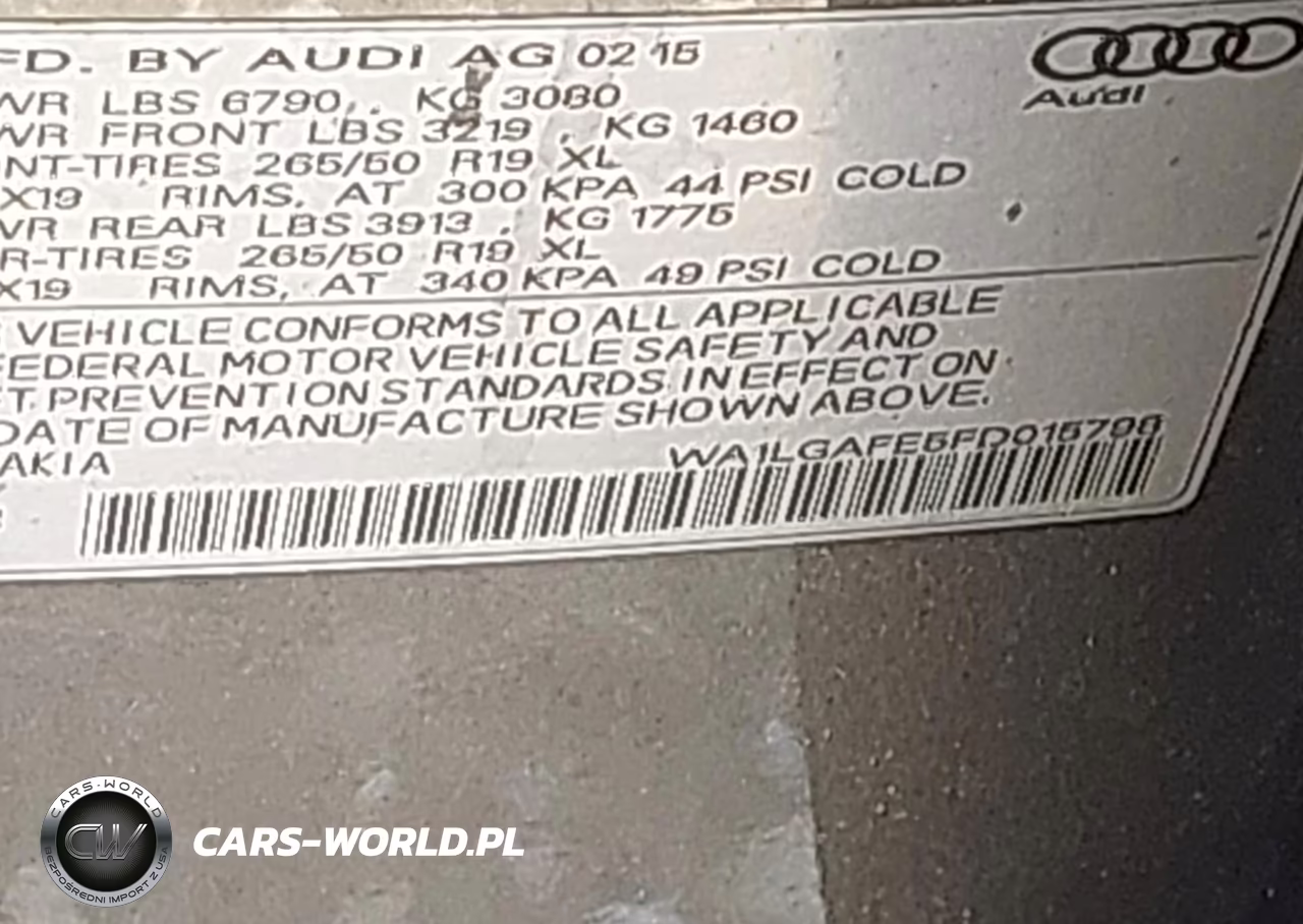 2015 Audi Q7 3.0T Premium VIN:WA1LGAFE5FD015798 - 9