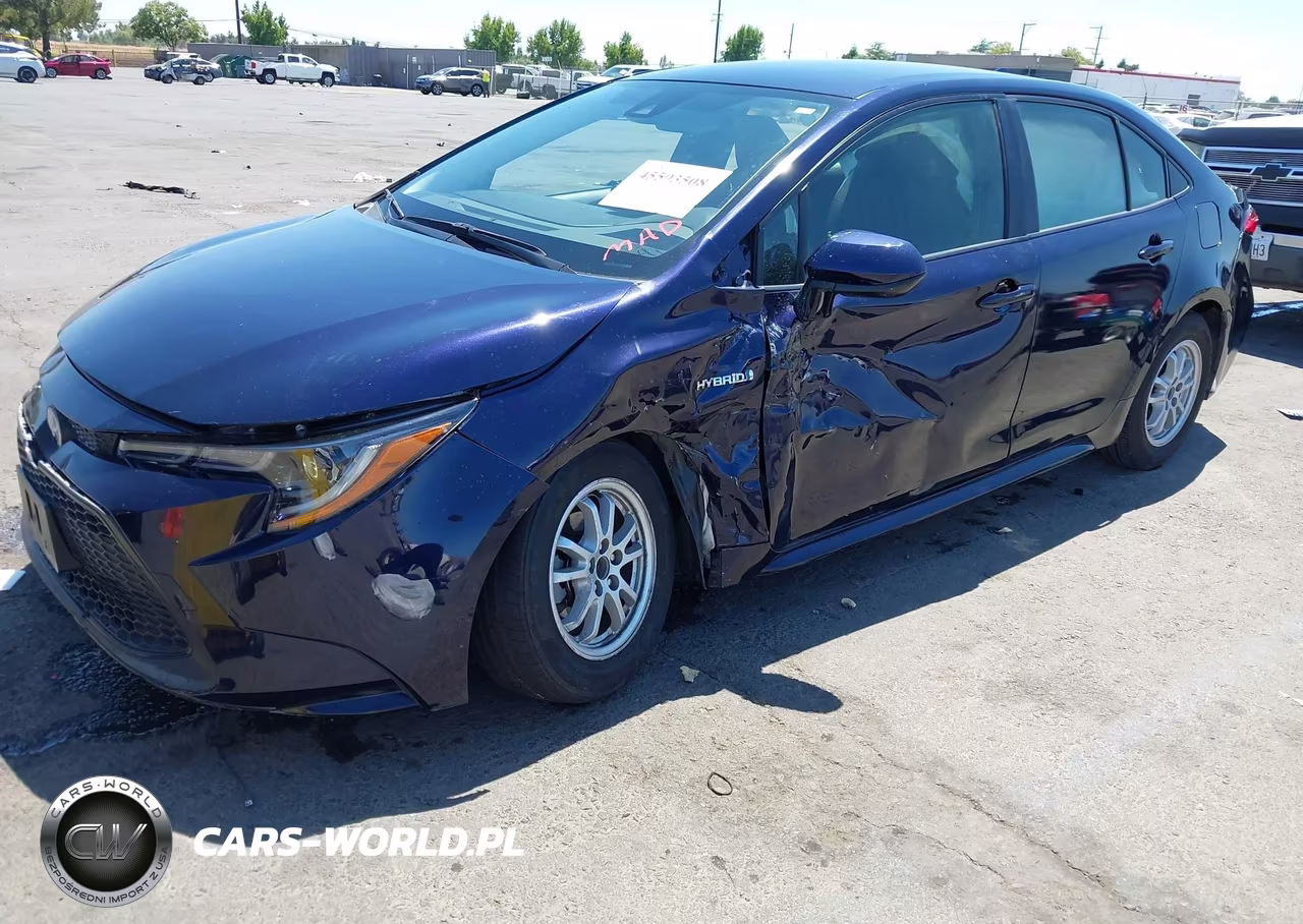 2021 Toyota Corolla Hybrid Le VIN:JTDEAMDE2MJ032447 - 2