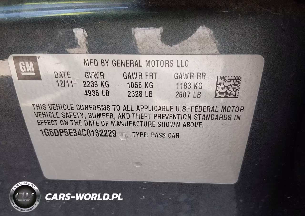 2012 Cadillac Cts Premium VIN:1G6DP5E34C0132229 - 9