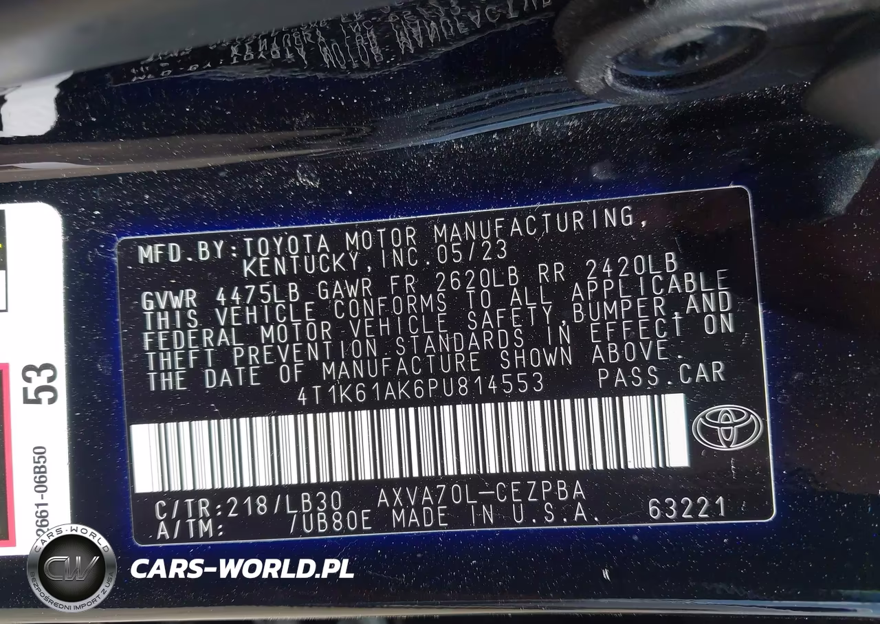 2023 Toyota Camry Xse VIN:4T1K61AK6PU814553 - 9