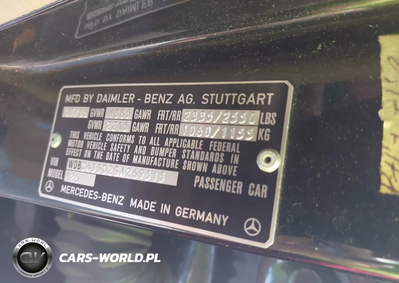 1986 Mercedes-Benz 420 Sel VIN:WDBCA35D2GA269515 - 9