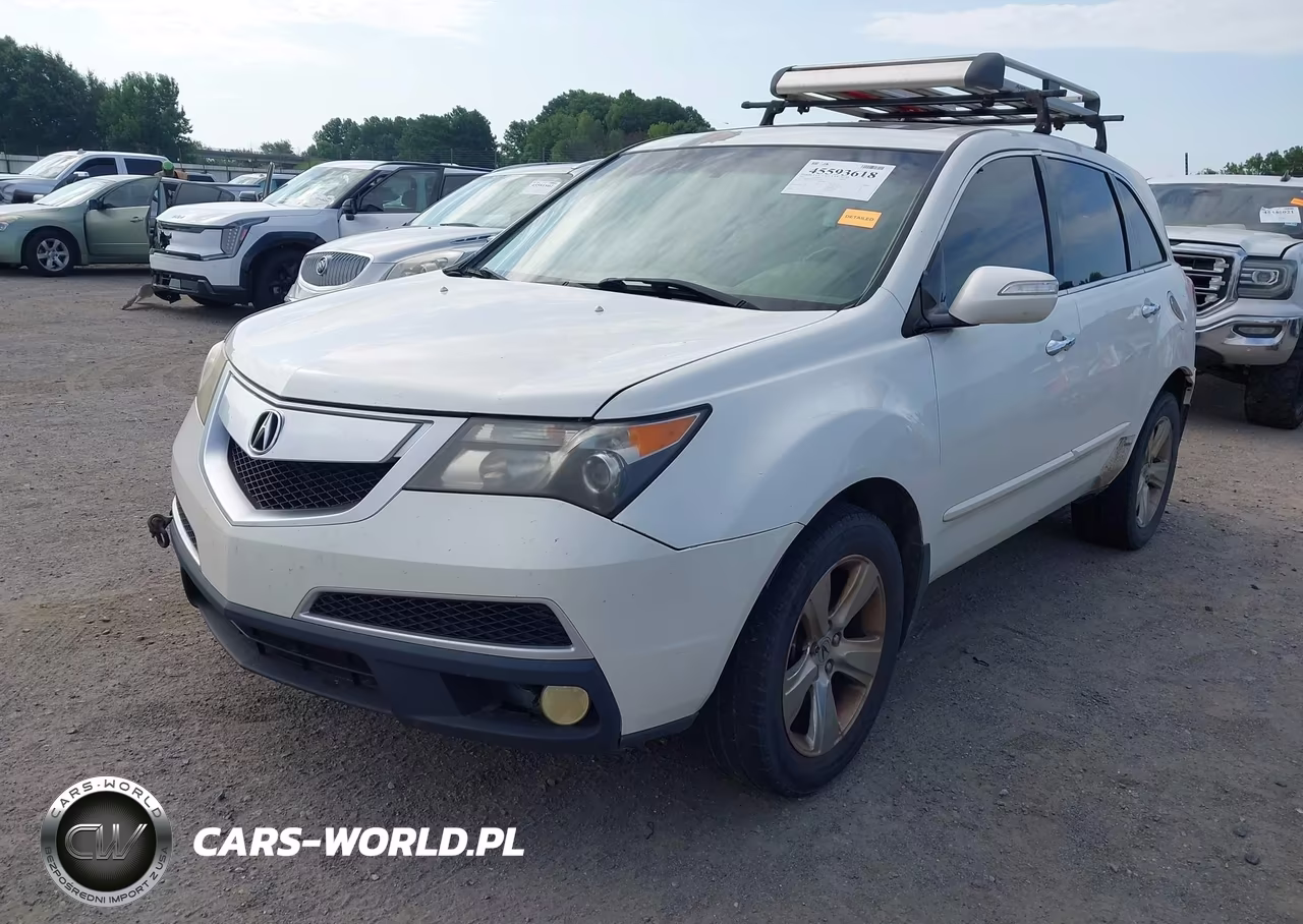 2010 Acura Mdx VIN:2HNYD2H27AH505338 - 2