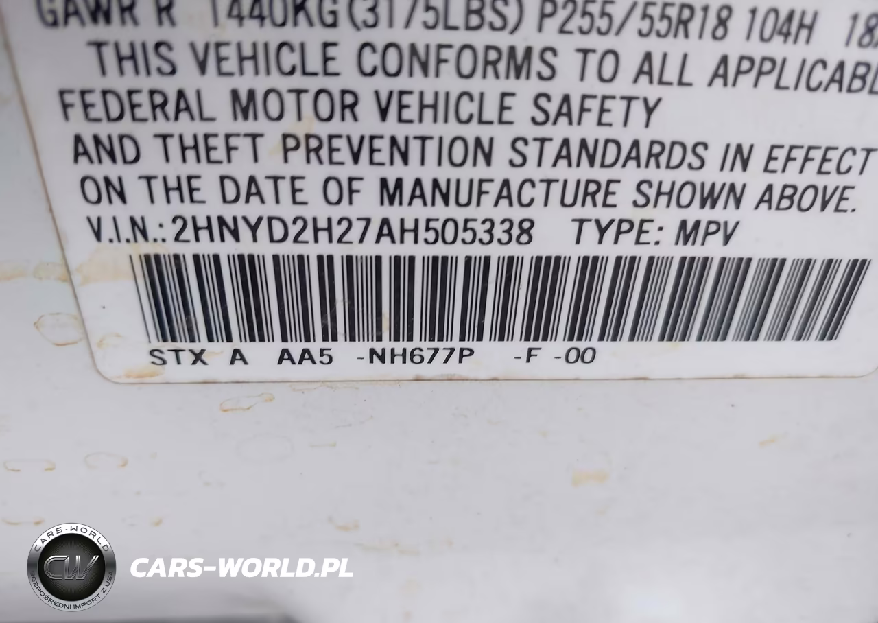 2010 Acura Mdx VIN:2HNYD2H27AH505338 - 9