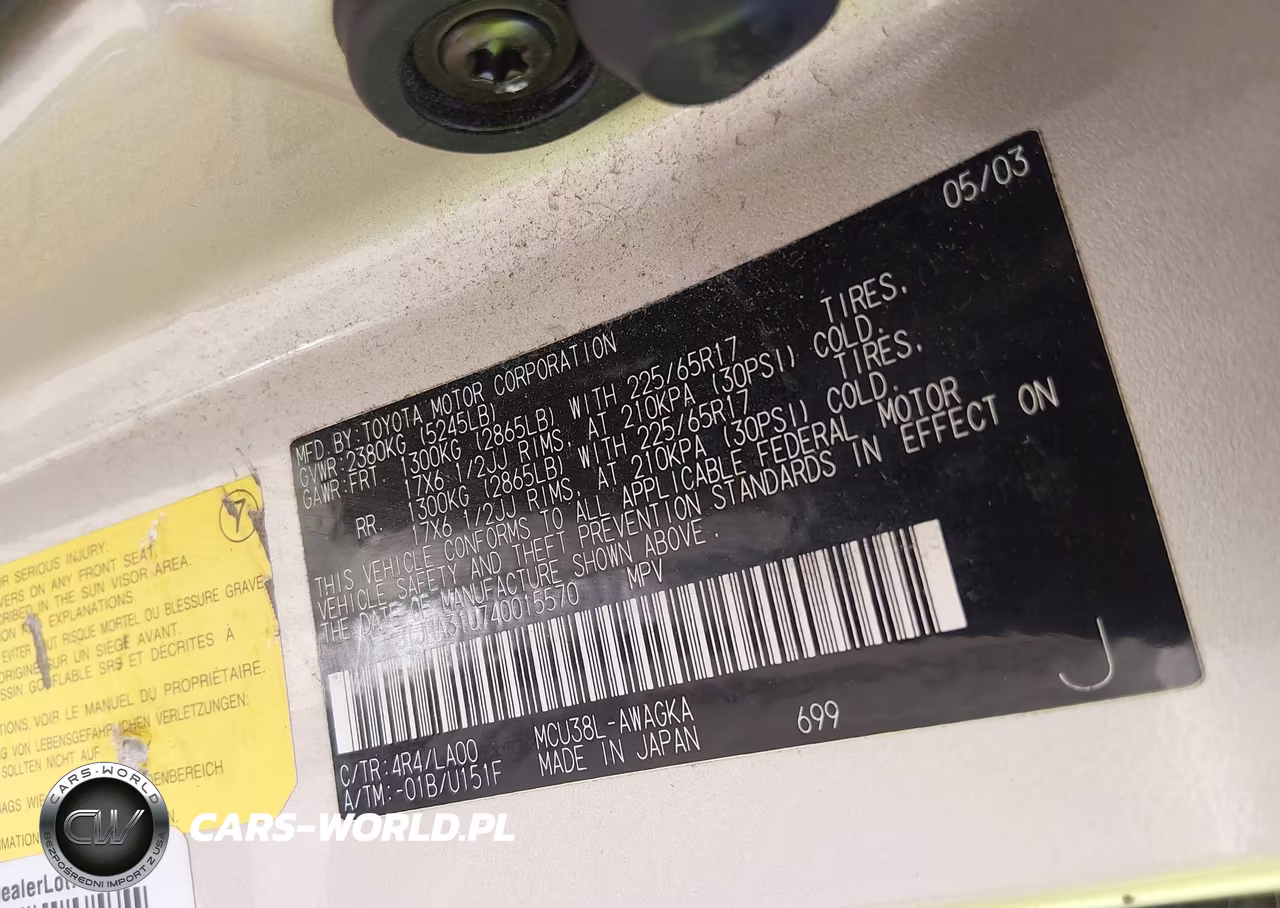 2004 Lexus Rx 330 VIN:JTJHA31U740015570 - 9