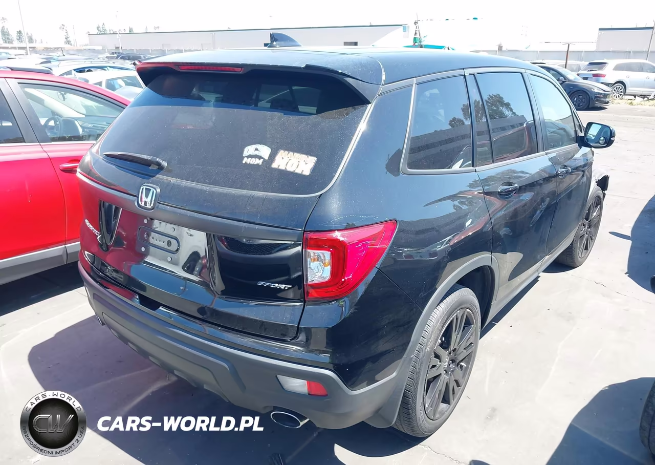 2021 Honda Passport 2Wd Sport VIN:5FNYF7H21MB008213 - 4