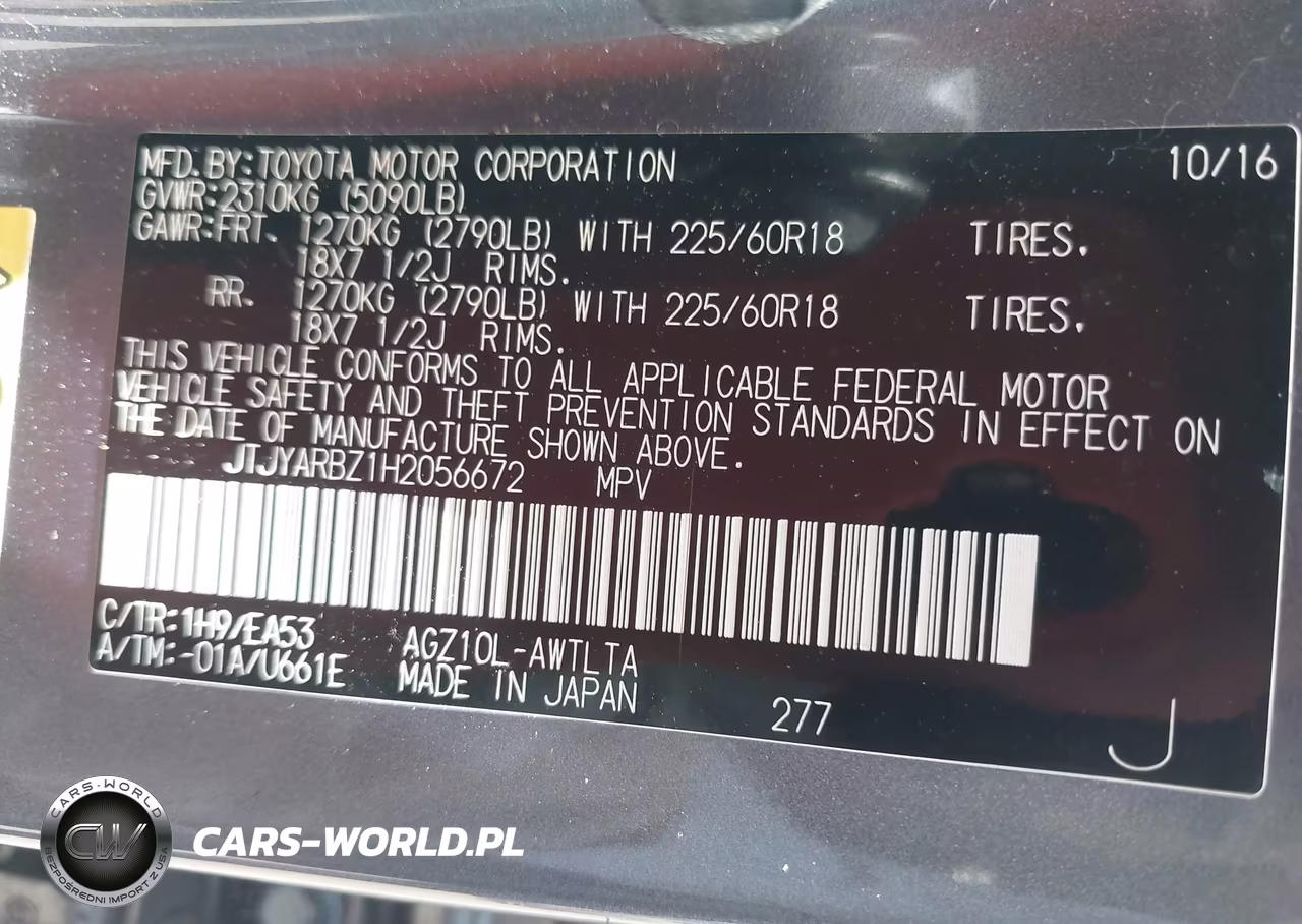 2017 Lexus Nx 200T VIN:JTJYARBZ1H2056672 - 9