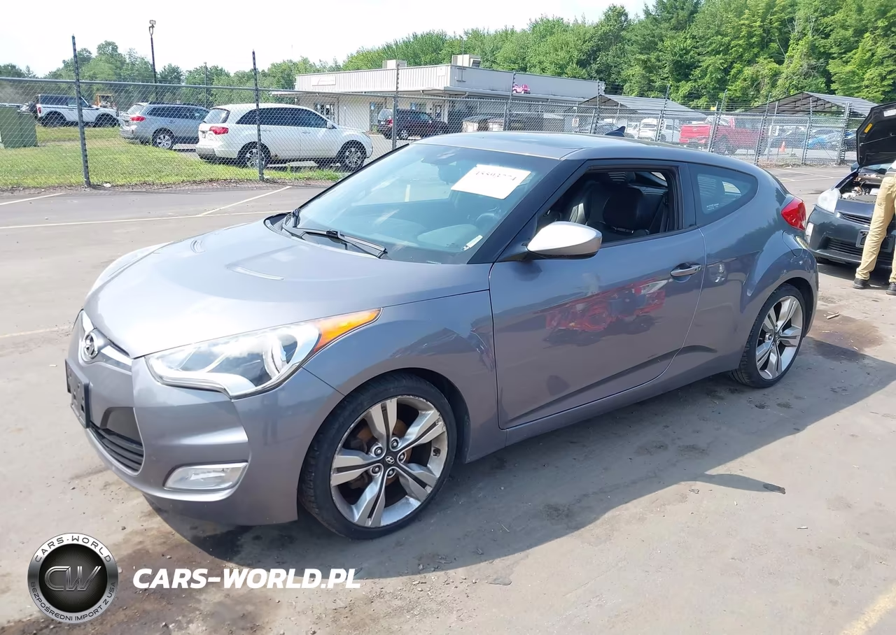 2014 Hyundai Veloster Base W-Black VIN:KMHTC6AD1EU192534 - 2