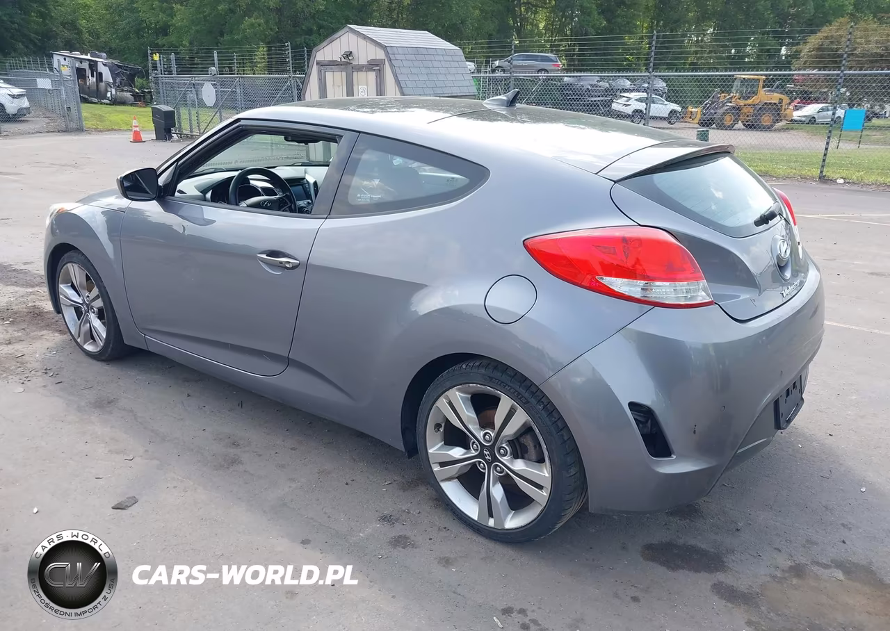 2014 Hyundai Veloster Base W-Black VIN:KMHTC6AD1EU192534 - 3