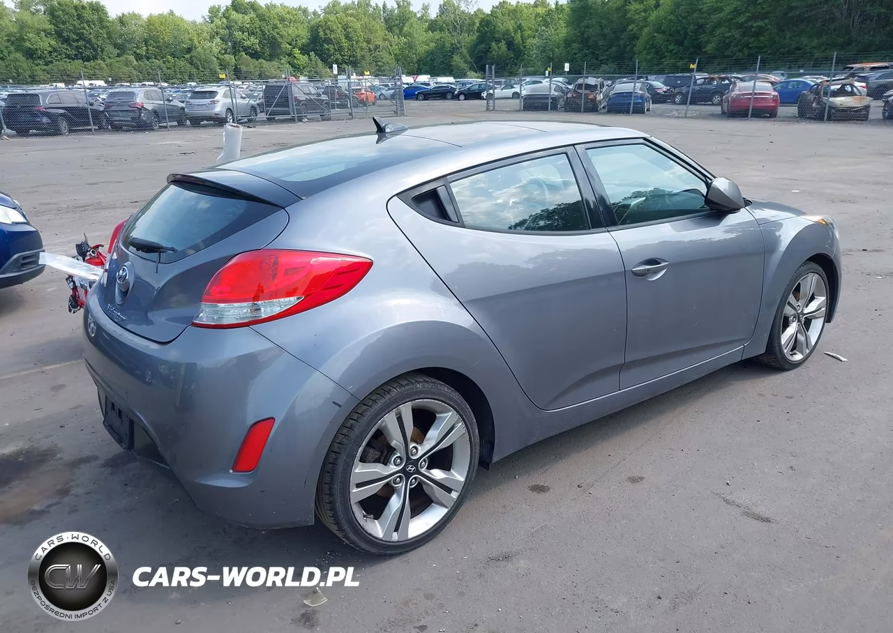2014 Hyundai Veloster Base W-Black VIN:KMHTC6AD1EU192534 - 4
