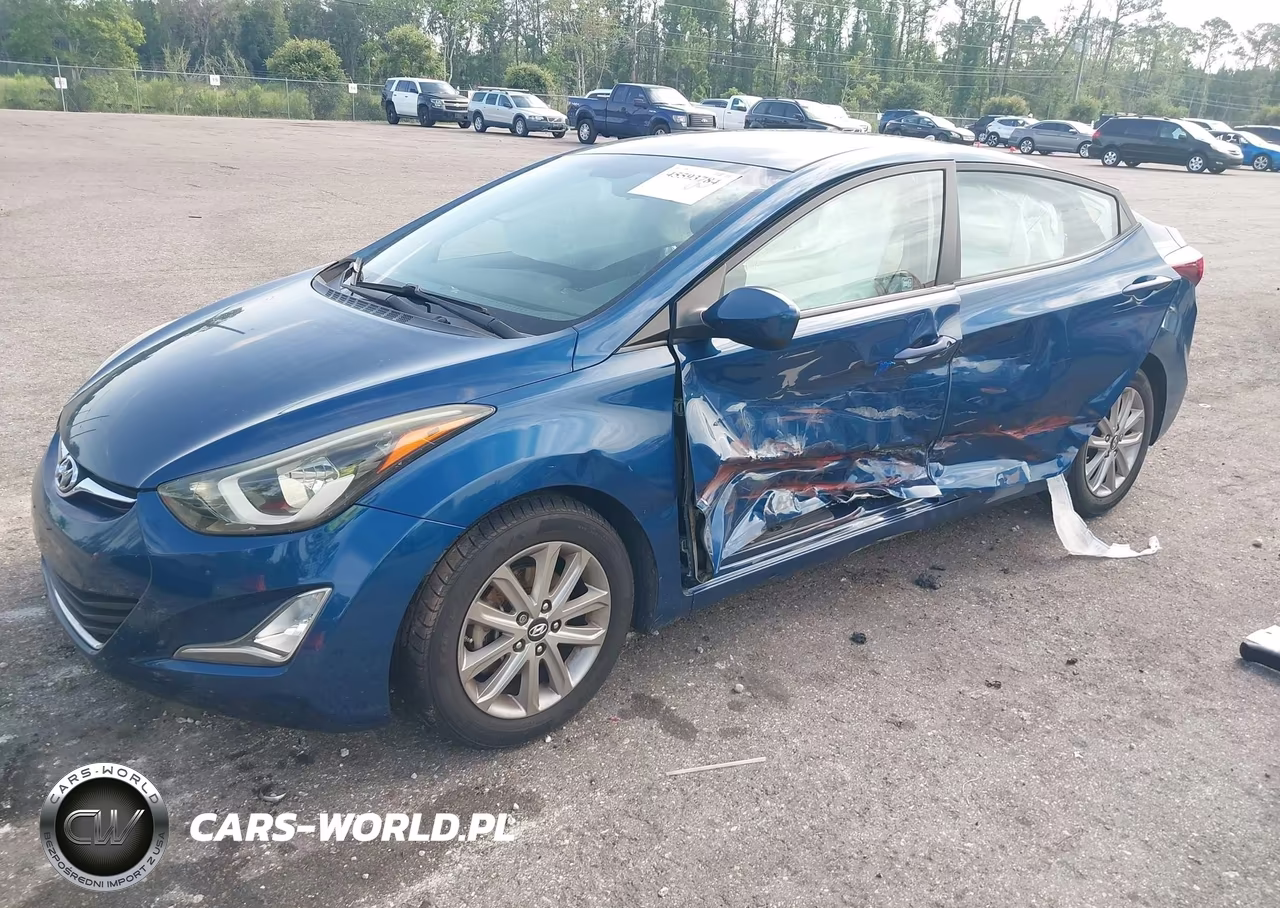 2015 Hyundai Elantra Se VIN:KMHDH4AE0FU456931 - 2