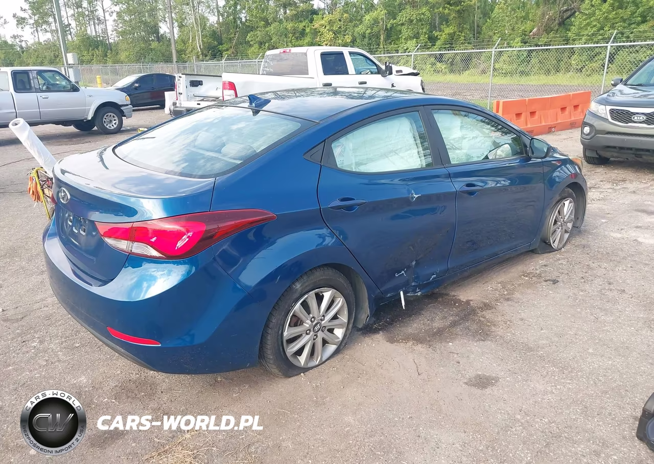2015 Hyundai Elantra Se VIN:KMHDH4AE0FU456931 - 4