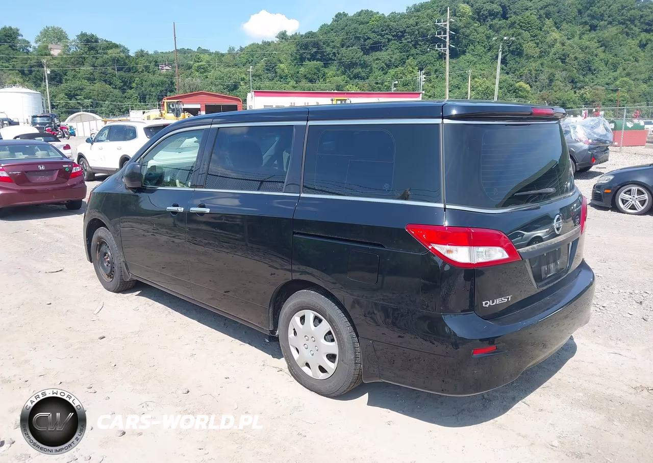 2013 Nissan Quest S VIN:JN8AE2KP8D9070587 - 3