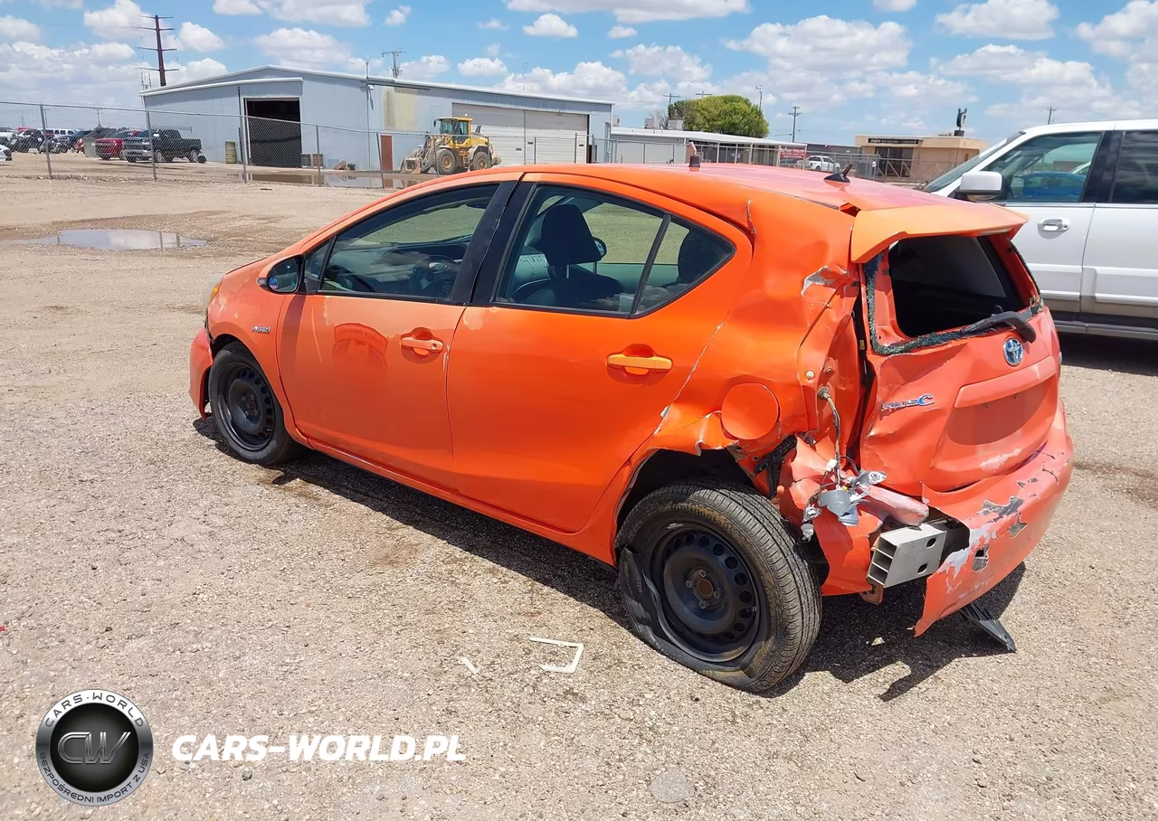 2012 Toyota Prius C Two VIN:JTDKDTB33C1003494 - 3
