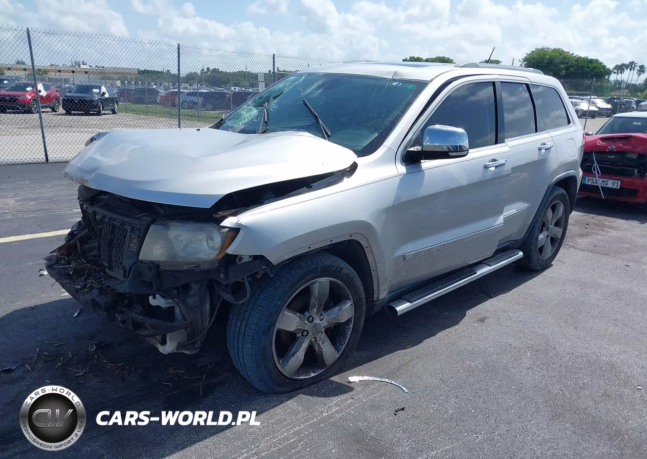 2012 Jeep Grand Cherokee Overland VIN:1C4RJECT2CC281857 - 2