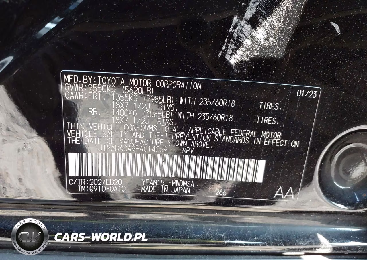2023 Toyota Bz4X Xle VIN:JTMABACA9PA014069 - 9