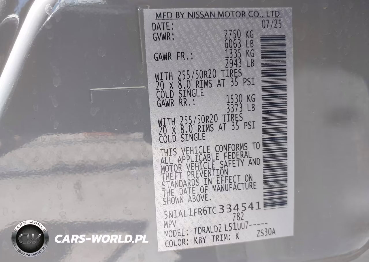 2026 Infiniti Qx60 Luxe VIN:5N1AL1FR6TC334541 - 9
