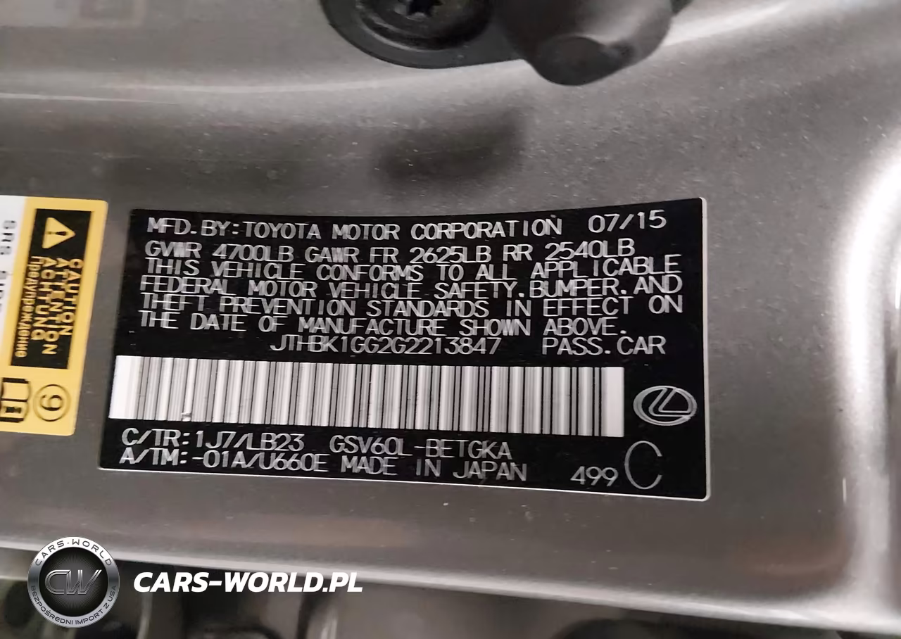 2016 Lexus Es 350 VIN:JTHBK1GG2G2213847 - 9