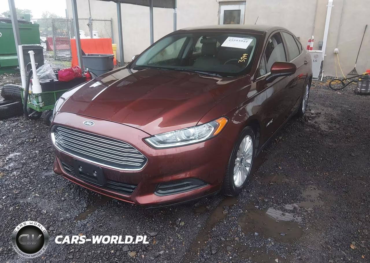 2016 Ford Fusion S Hybrid VIN:3FA6P0UU4GR227078 - 2