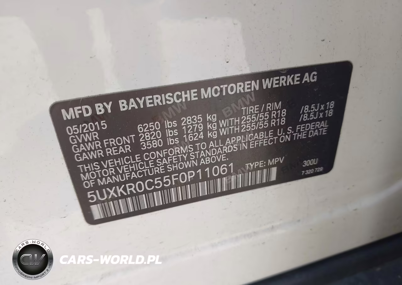 2015 BMW X5 xDrive35I VIN:5UXKR0C55F0P11061 - 9