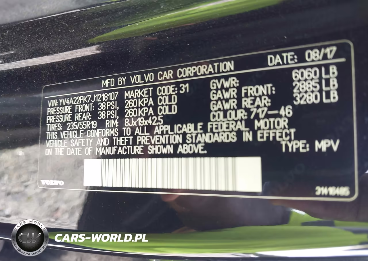 2018 Volvo Xc90 T6 Momentum VIN:YV4A22PK7J1218107 - 9