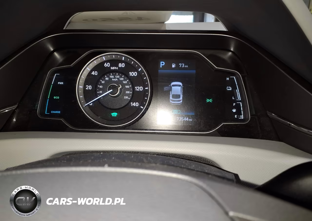 2020 Hyundai Ioniq Hybrid Blue VIN:KMHC65LC5LU220466 - 7