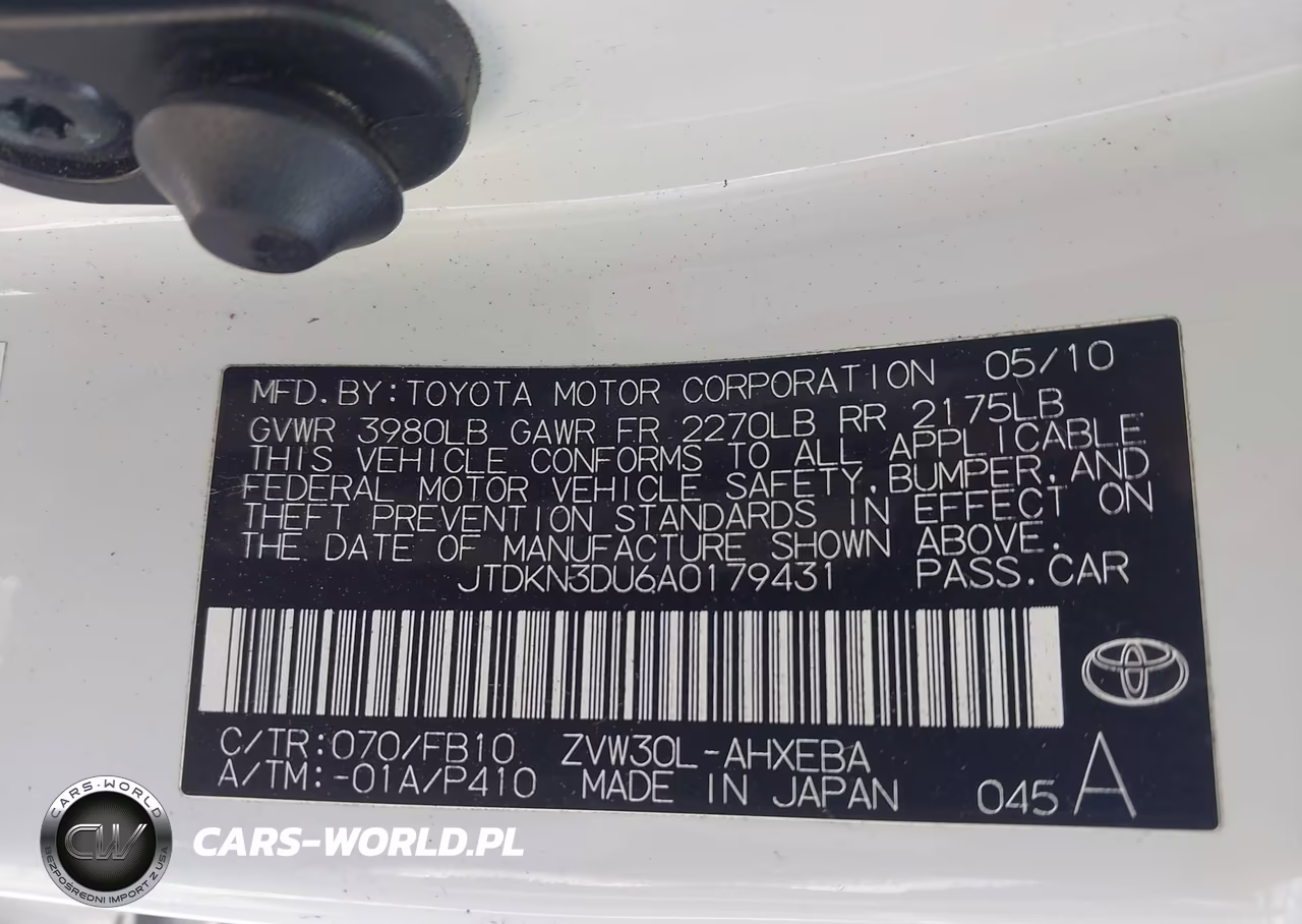 2010 Toyota Prius Ii VIN:JTDKN3DU6A0179431 - 9