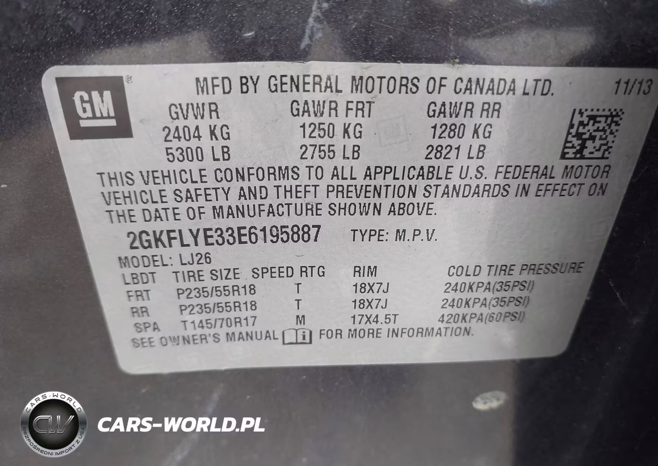 2014 GMC Terrain Slt-2 VIN:2GKFLYE33E6195887 - 9