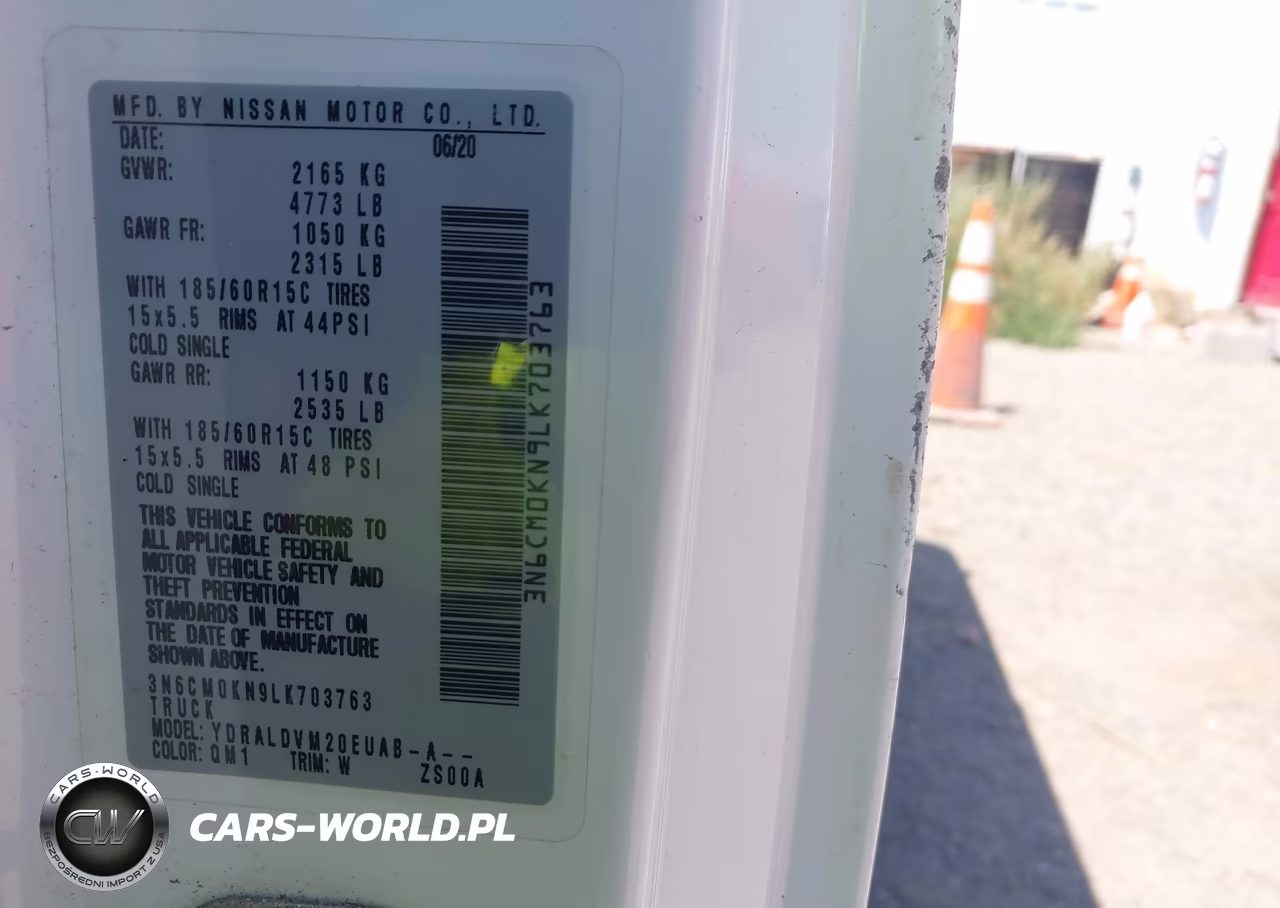 2020 Nissan Nv200 Cargo S Xtronic Cvt VIN:3N6CM0KN9LK703763 - 9