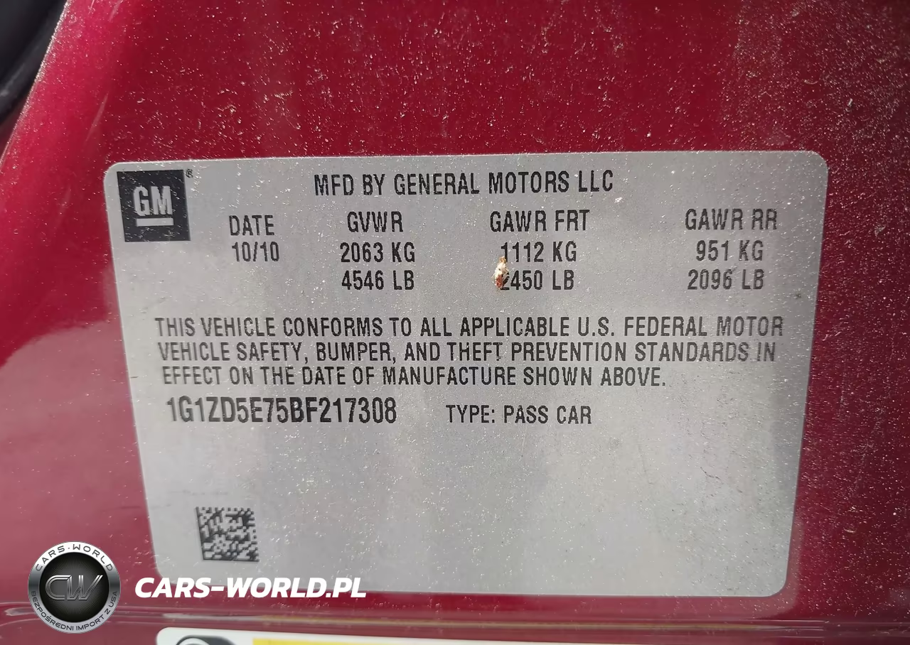 2011 Chevrolet Malibu 2Lt VIN:1G1ZD5E75BF217308 - 9