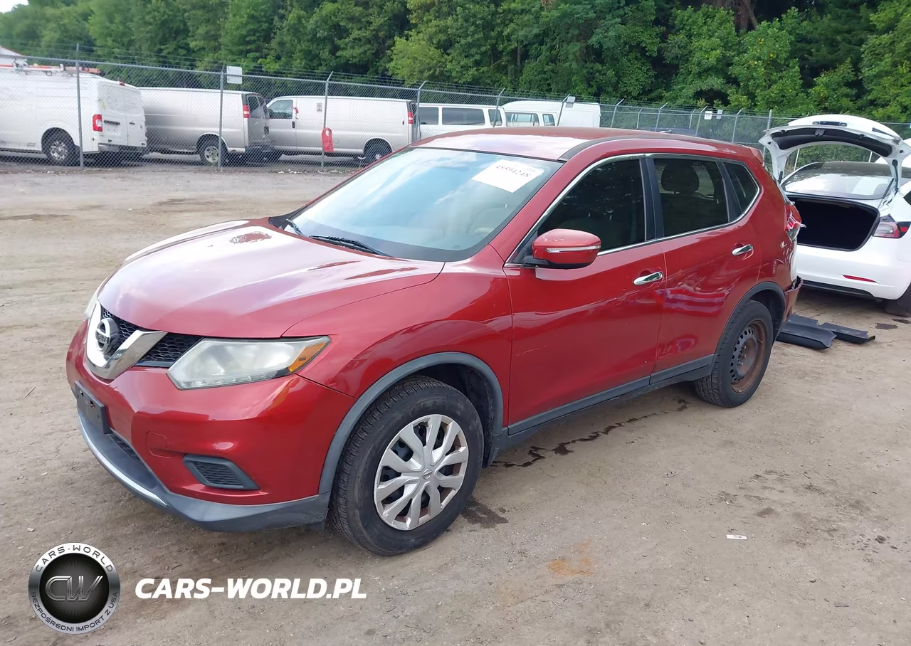 2015 Nissan Rogue S VIN:KNMAT2MV5FP536648 - 2