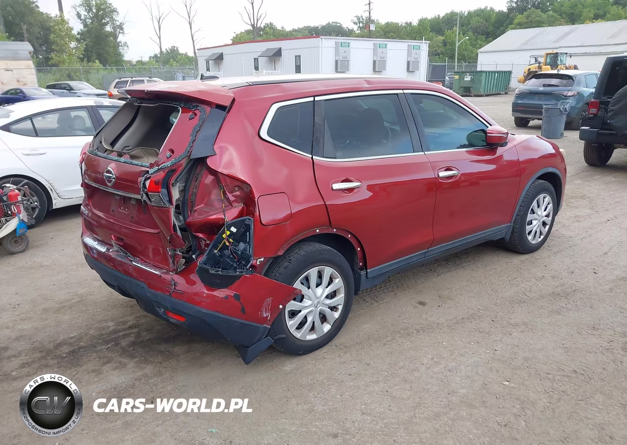 2015 Nissan Rogue S VIN:KNMAT2MV5FP536648 - 4