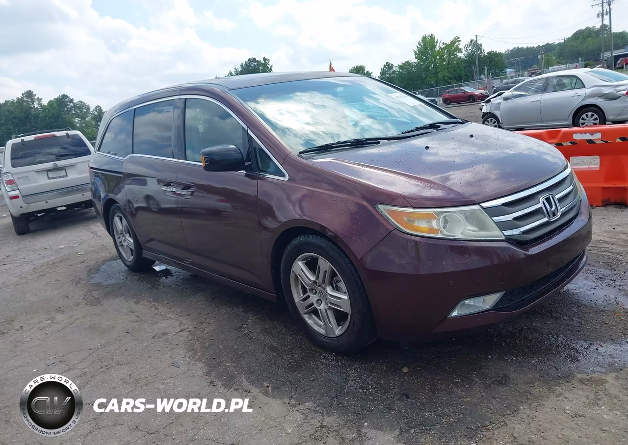 2012 Honda Odyssey Touring-Touring Elite VIN:5FNRL5H95CB085440 - 1