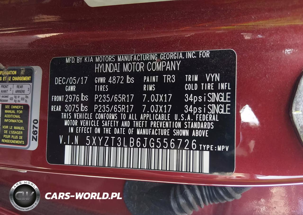 2018 Hyundai Santa Fe Sport 2.4L VIN:5XYZT3LB6JG556726 - 9
