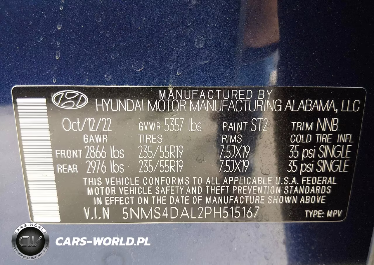 2023 Hyundai Santa Fe Limited VIN:5NMS4DAL2PH515167 - 9