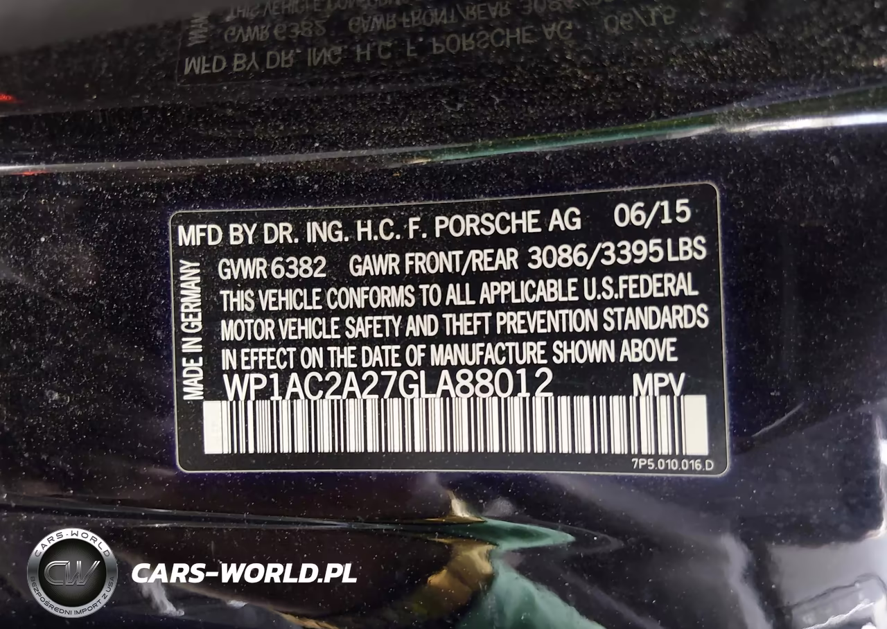 2016 Porsche Cayenne Turbo-Turbo S VIN:WP1AC2A27GLA88012 - 9