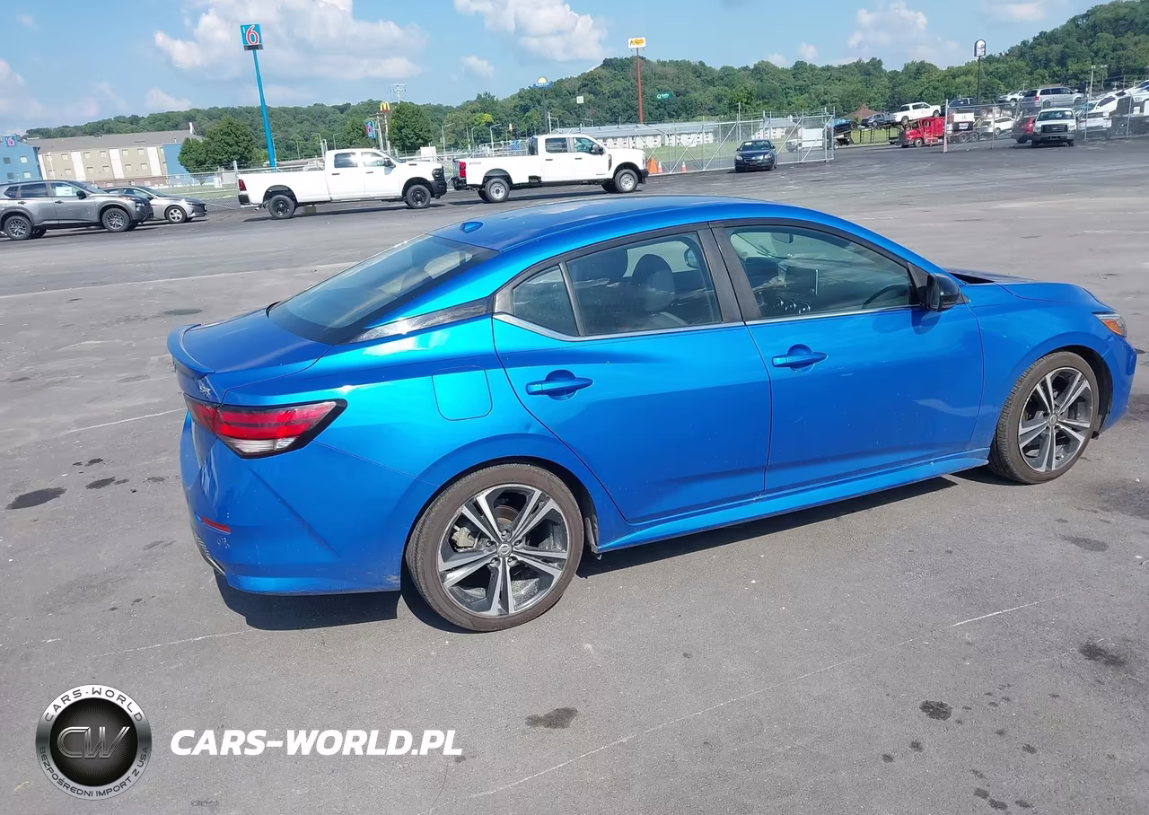 2021 Nissan Sentra Sr Xtronic Cvt VIN:3N1AB8DV2MY255962 - 4