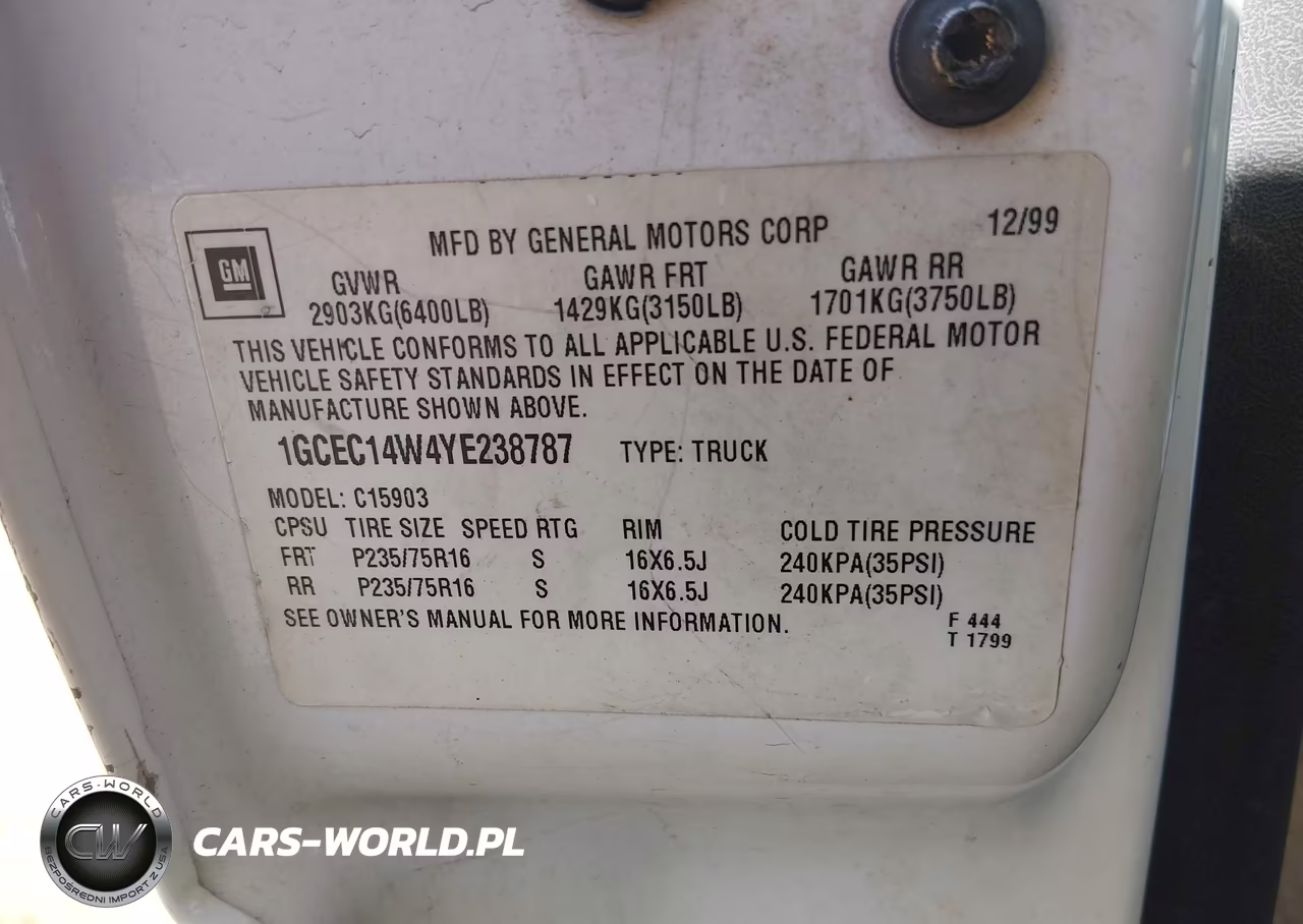 2001 GMC Sierra 1500 Sl VIN:1GTEC14V21E900184 - 9