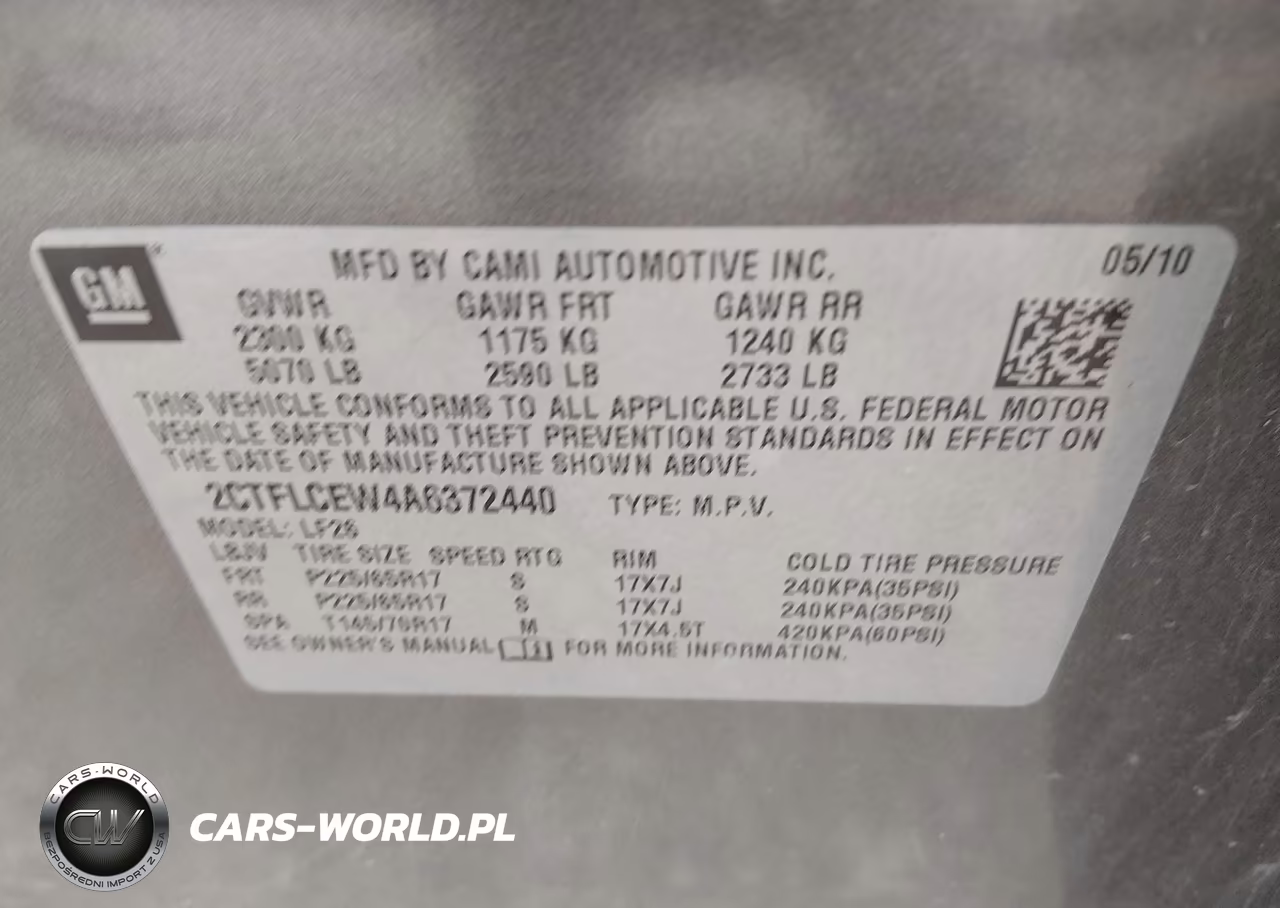 2010 GMC Terrain Sle-1 VIN:2CTFLCEW4A6372440 - 9