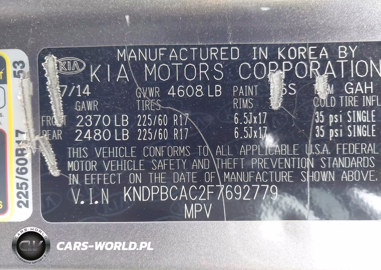 2015 Kia Sportage Lx VIN:KNDPBCAC2F7692779 - 9