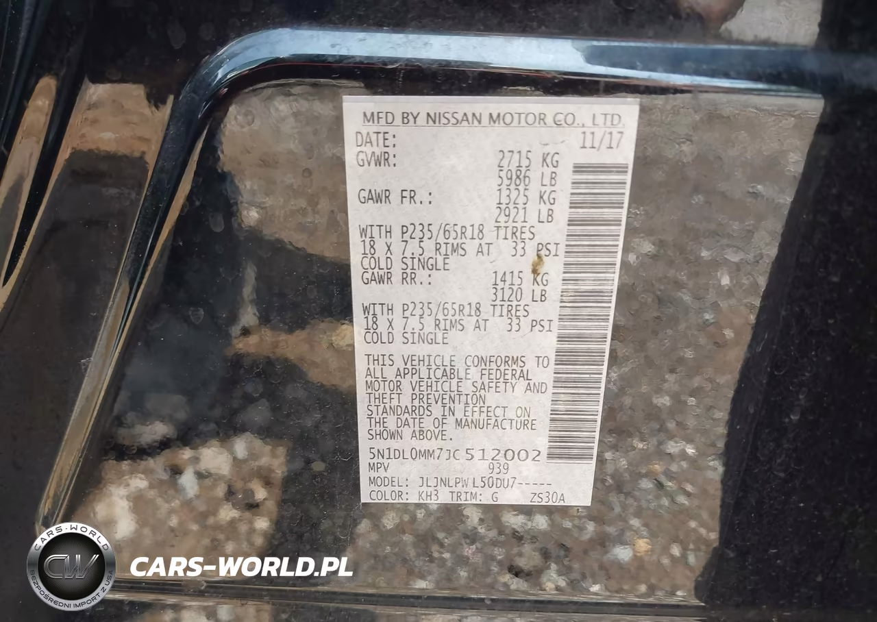 2018 Infiniti Qx60 VIN:5N1DL0MM7JC512002 - 9