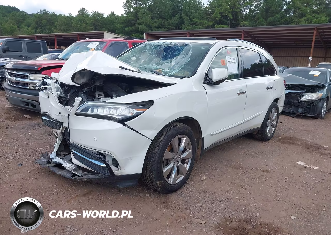 2016 Acura Mdx Advance Entertainment Packages-Advance Package VIN:5FRYD4H98GB045196 - 2