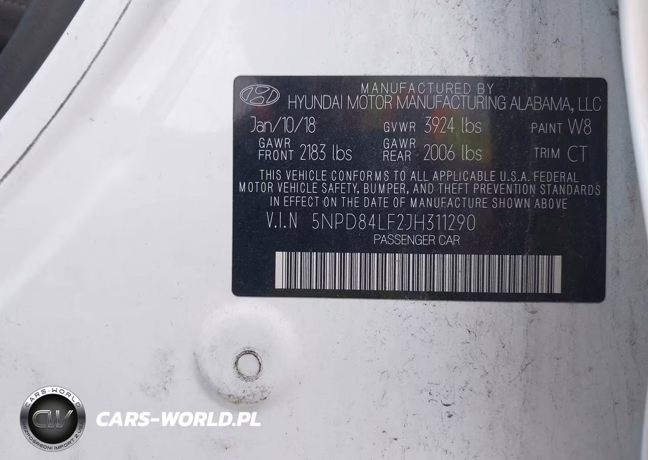 2018 Hyundai Elantra Sel VIN:5NPD84LF2JH311290 - 9